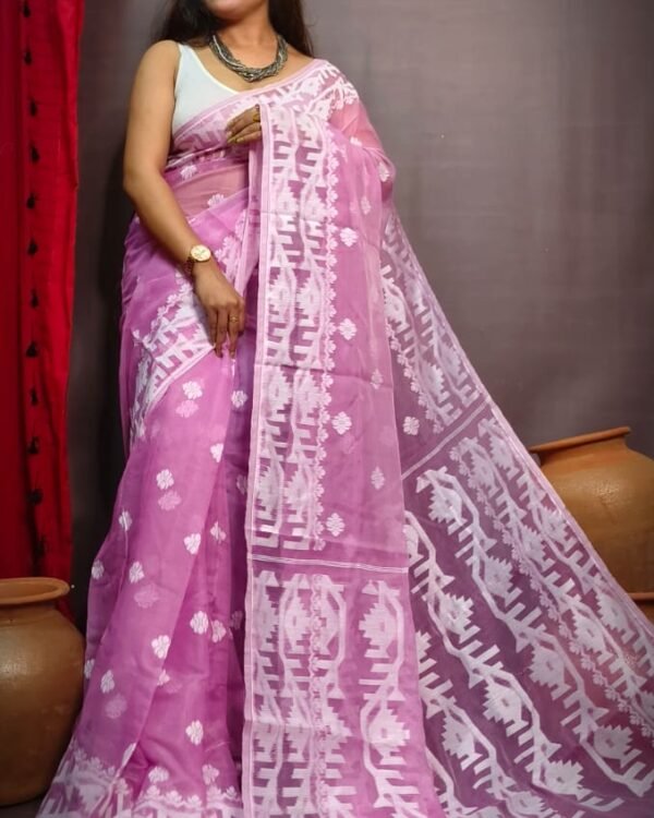 Exclusive Design Lamender Barfi Saree