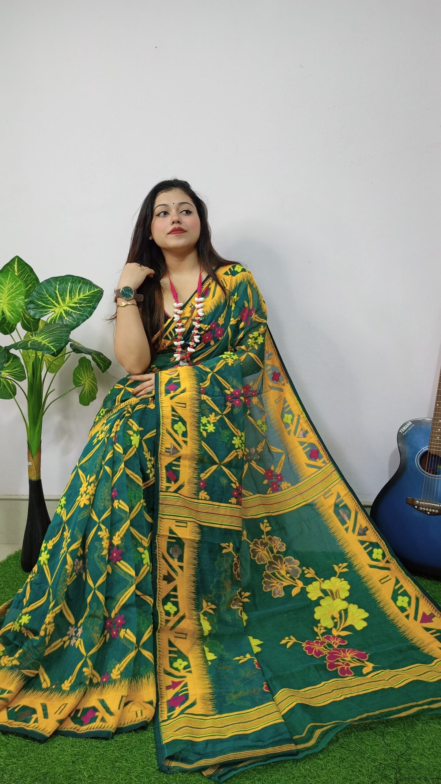 Exclusive Box Design Jamdani Saree