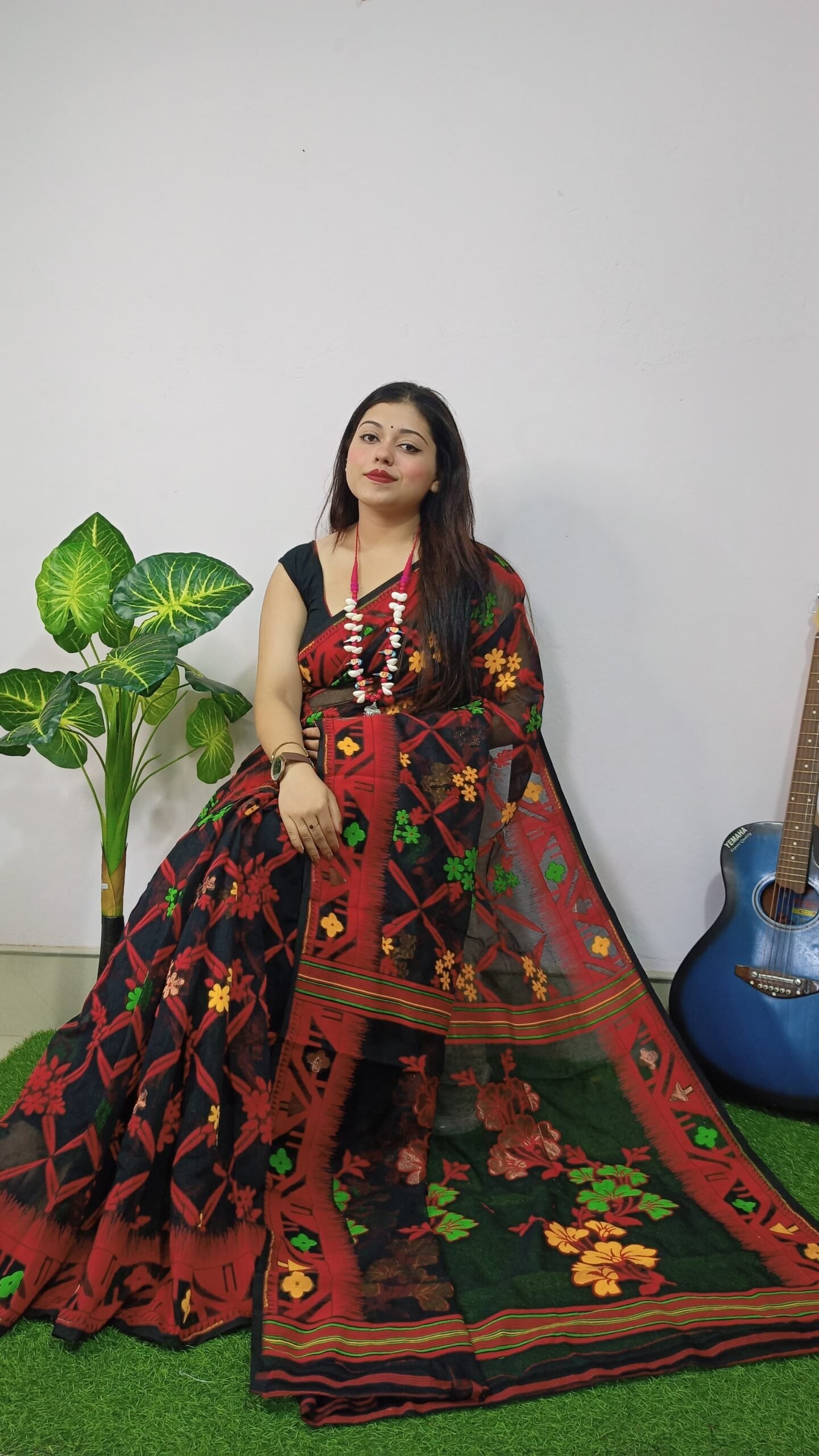 Exclusive Box Design Jamdani Saree