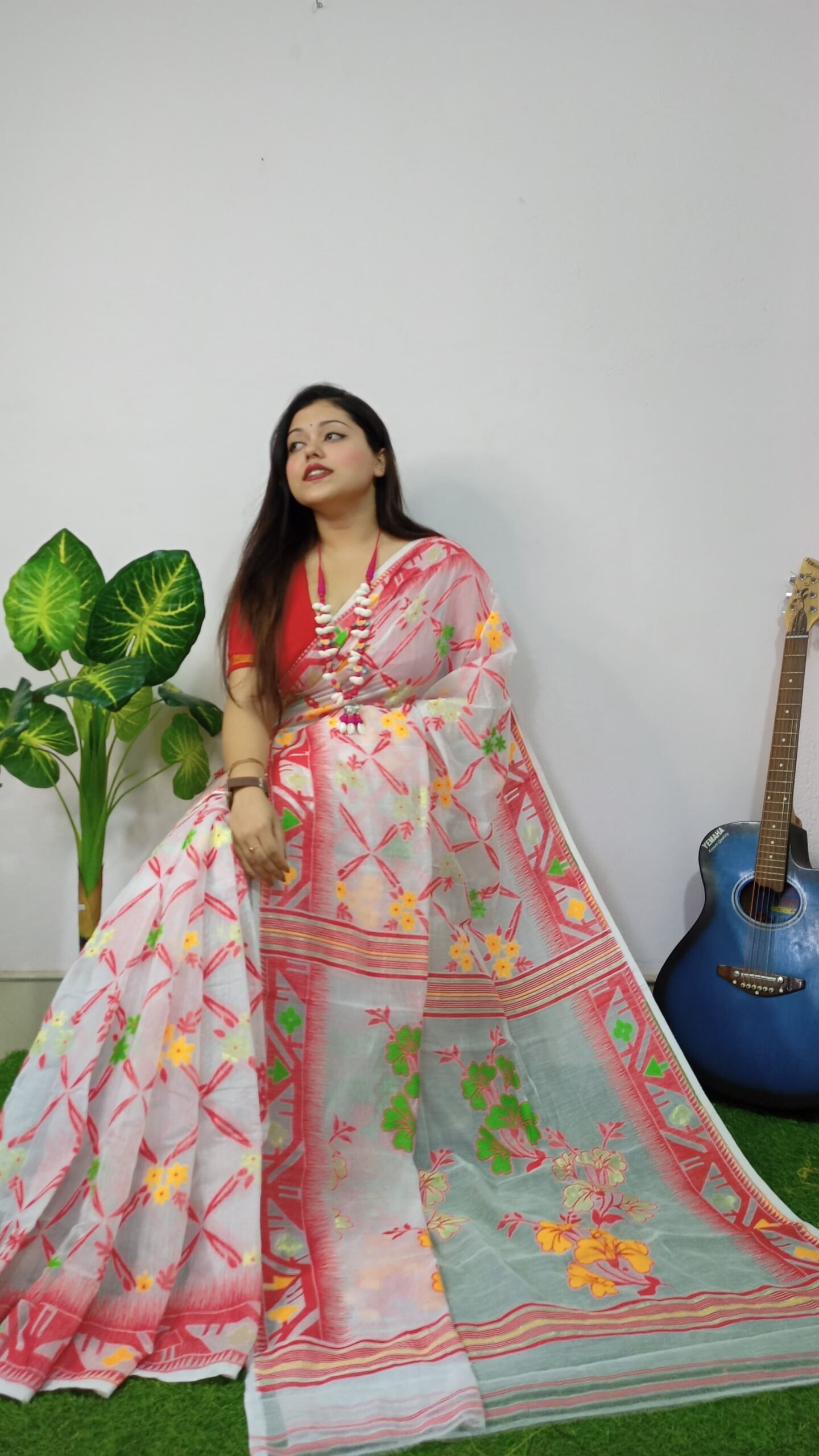 Exclusive Box Design Jamdani Saree