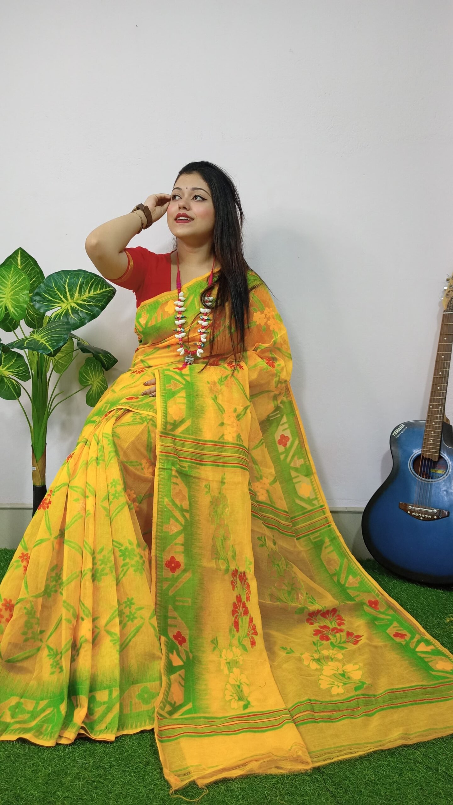 Exclusive Box Design Jamdani Saree