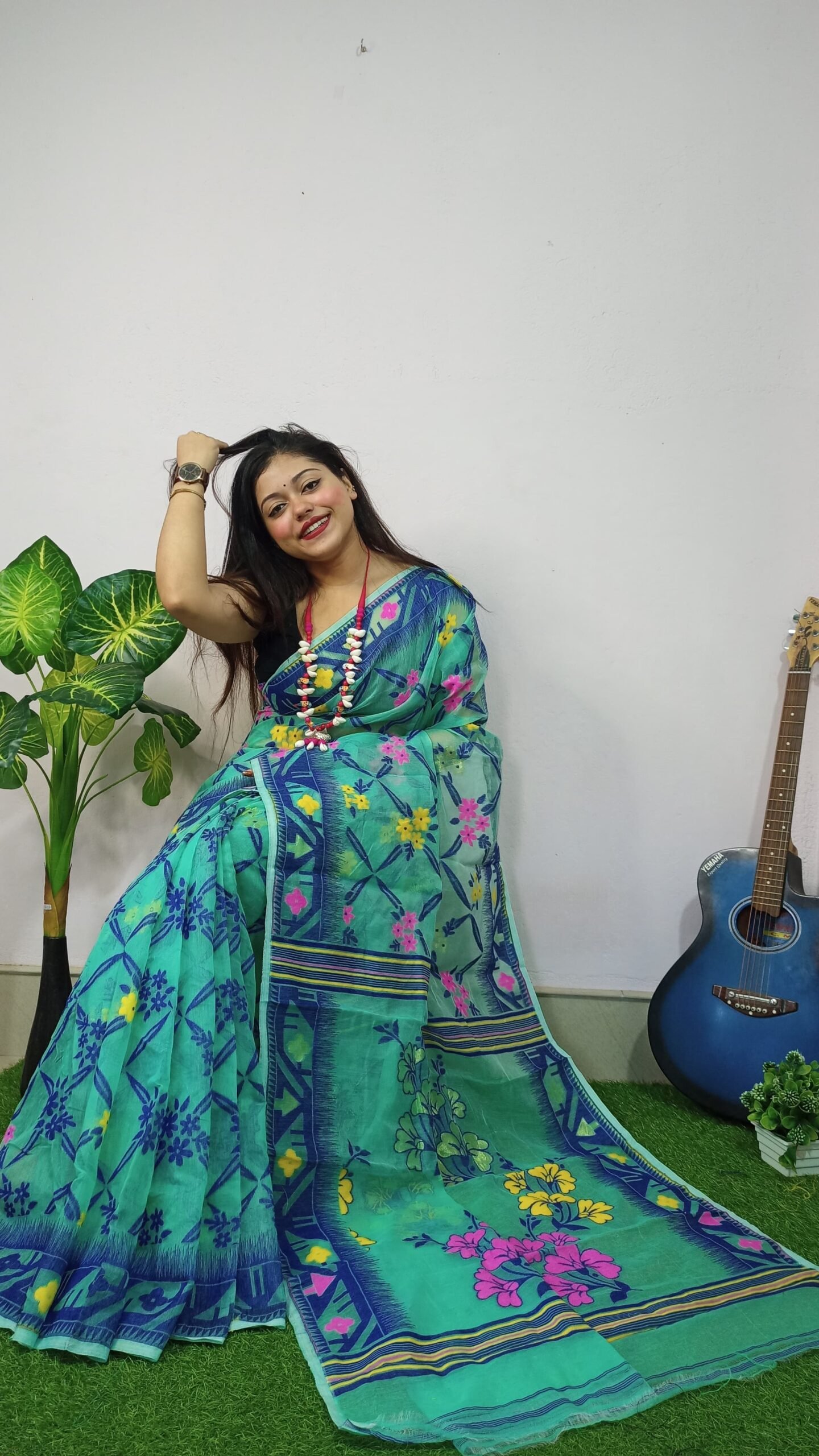 Exclusive Box Design Jamdani Saree