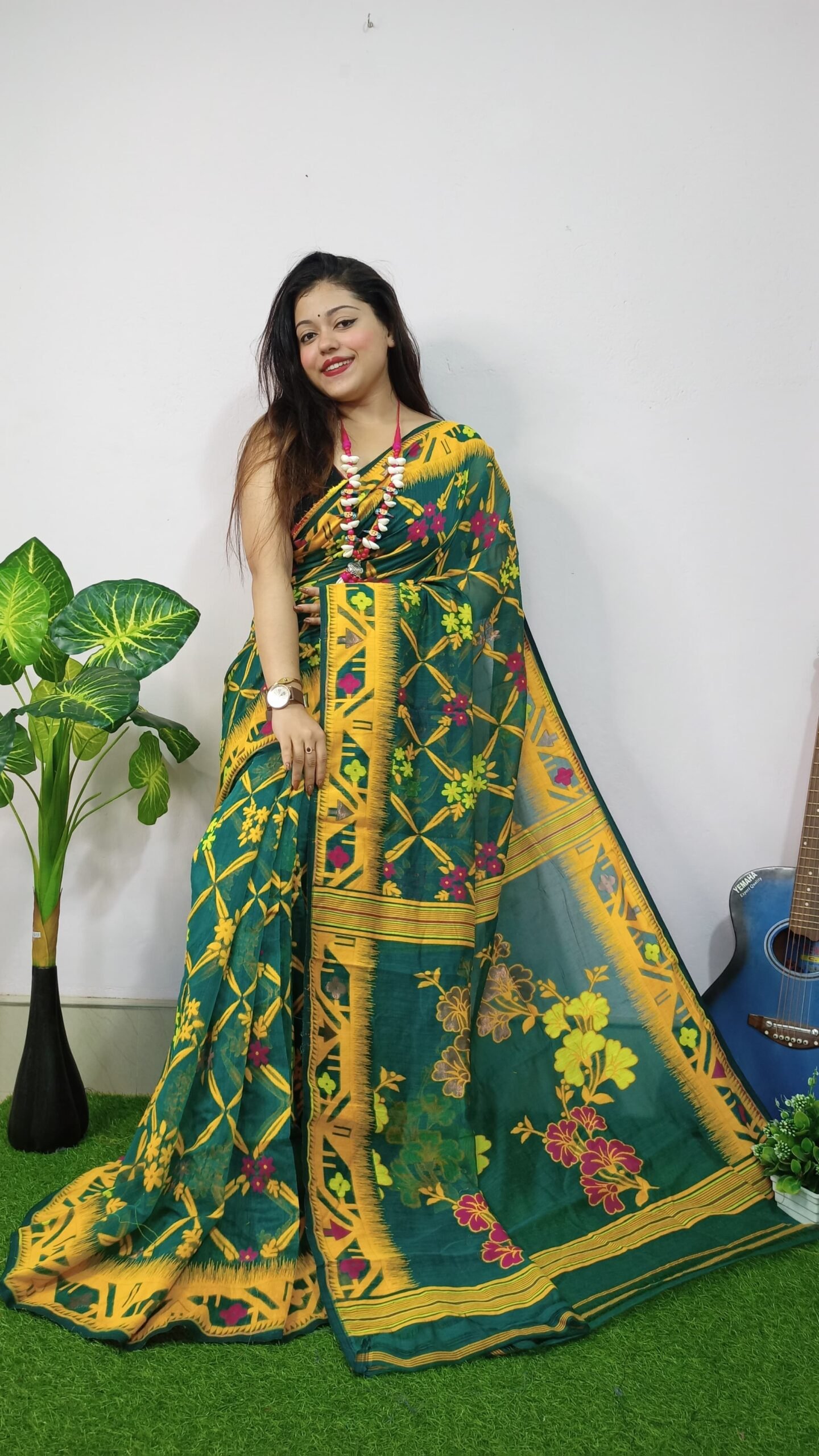 Exclusive Box Design Jamdani Saree - Image 2