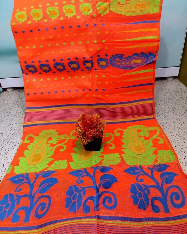 Amm Kalka Hard Dhakai Jamdani Saree