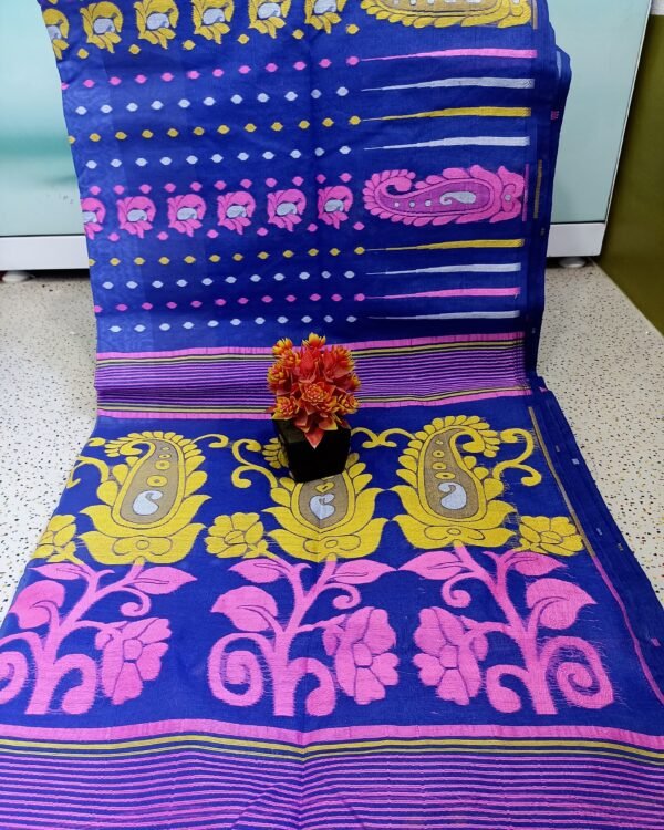 Amm Kalka Hard Dhakai Jamdani Saree