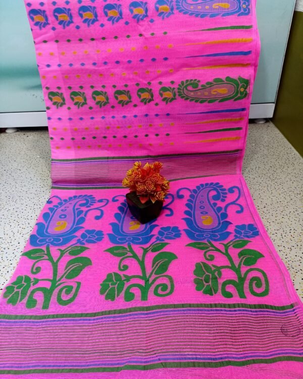 Amm Kalka Hard Dhakai Jamdani Saree
