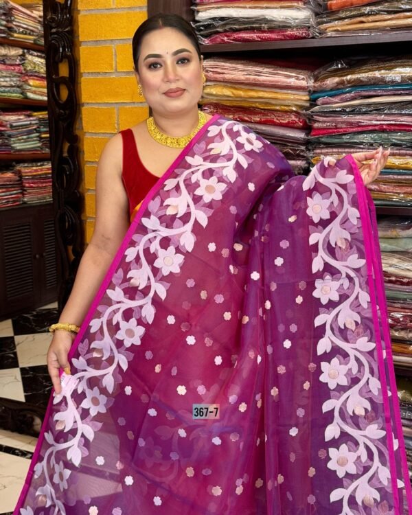 Lata Soft Majenda Jamdani Saree