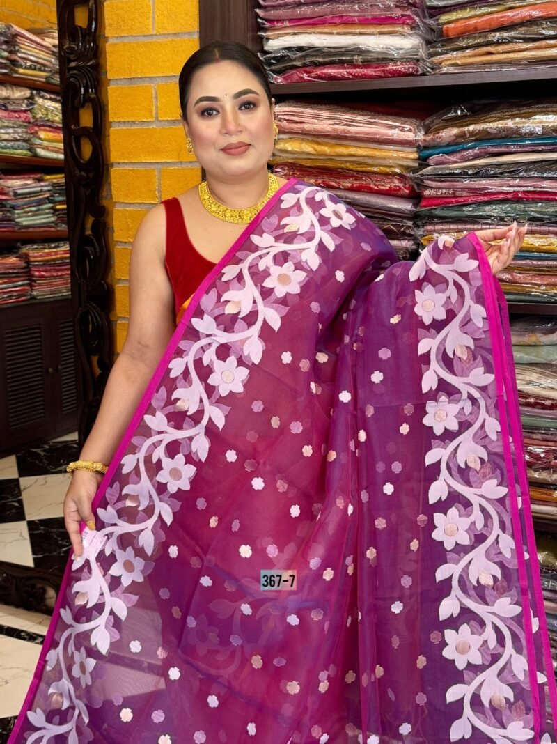 Lata Soft Majenda Jamdani Saree