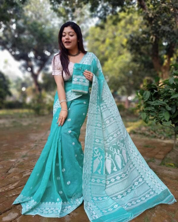 Achol Karat Firoja Soft Jamdani Saree