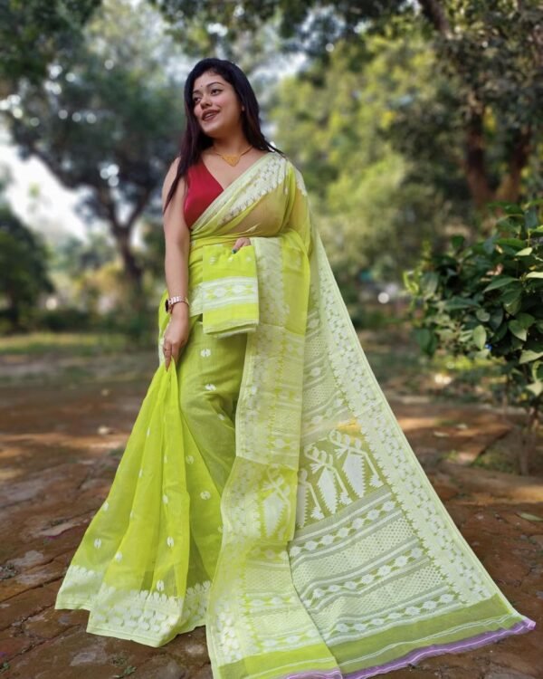 Achol Karat Batabi Soft Jamdani Saree