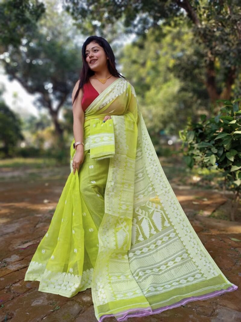 Achol Karat Batabi Soft Jamdani Saree