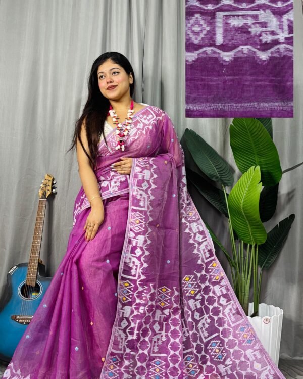 Banarosi Majenda Soft Jamdani Saree