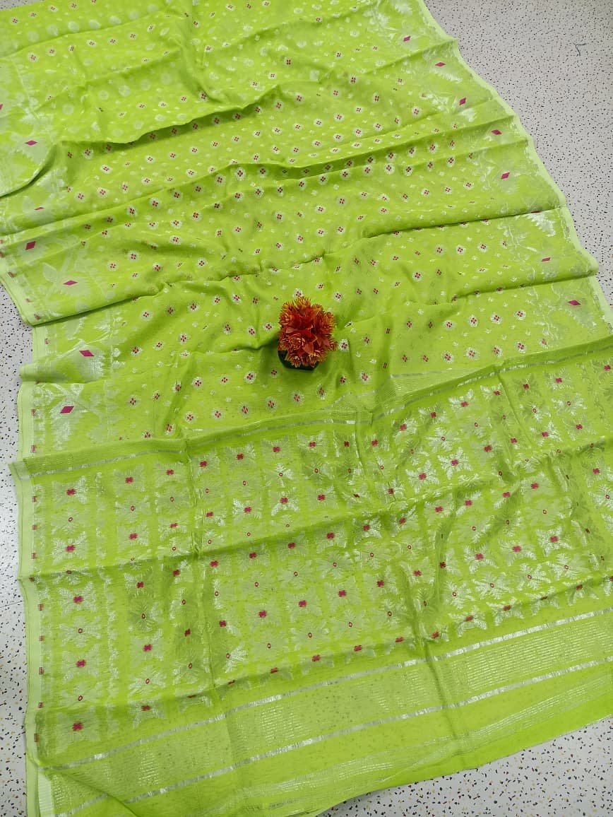Jori Handloom Batabi Soft Jamdani Saree