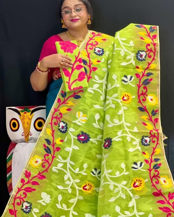 Tulip Soft High Light Jamdani Saree