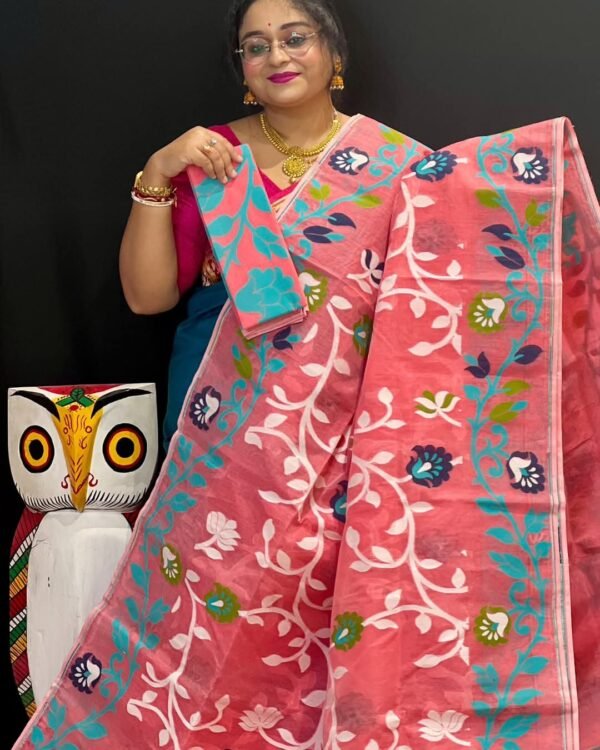 Tulip Soft Paddo Kanok Jamdani Saree