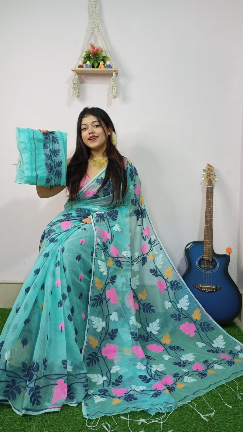 Money Planet Firoja Soft Jamdani Saree