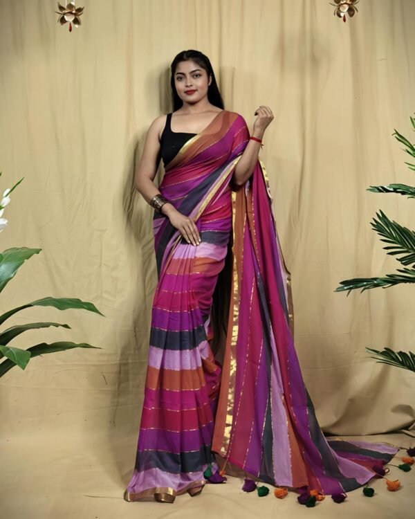 Mal Cotton Multi Colour Soft Saree