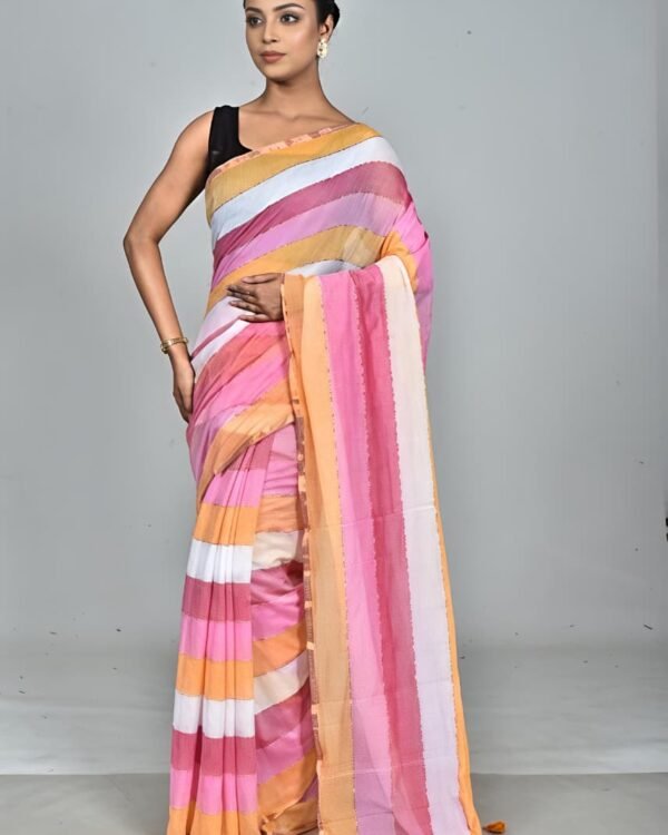 Mal Cotton Multi Colour Soft Saree