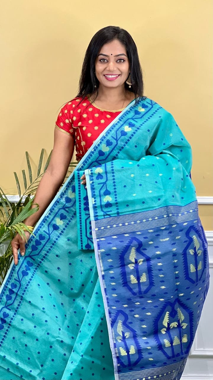 Contest Achol Soft Firoja Jamdani Saree