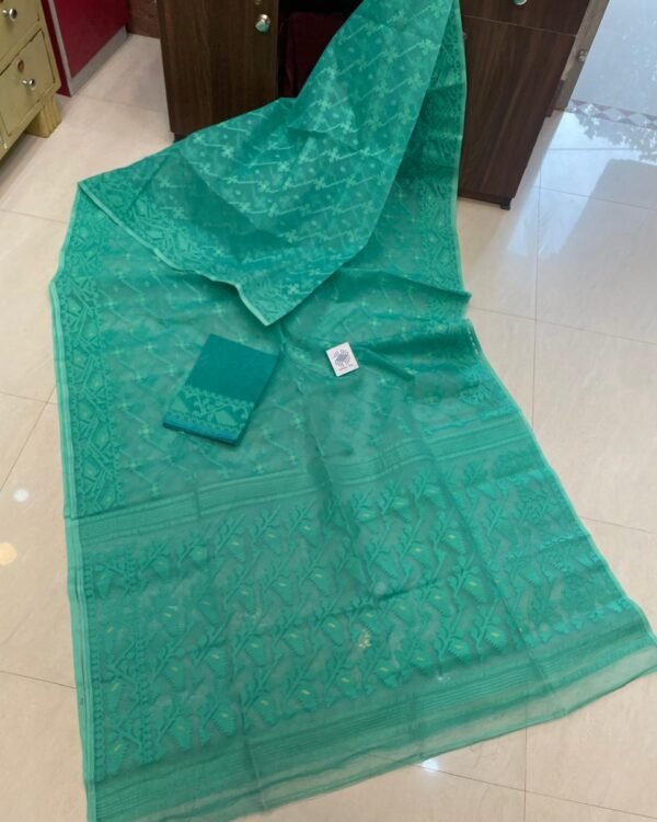 Jashmin Soft Firoja Jamdani Saree