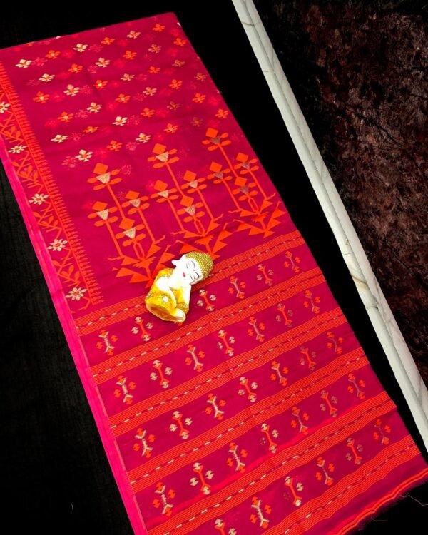 New Bd Soft Rani Jamdani Saree