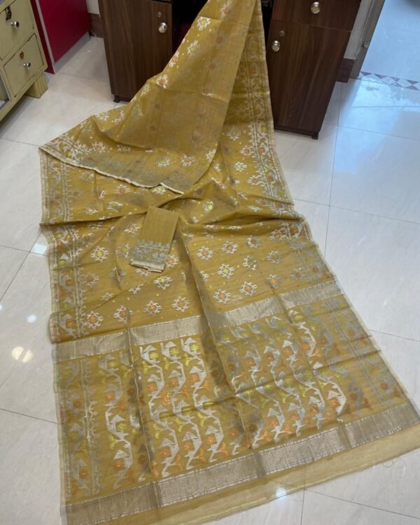 Jori Bd Soft Tasor Jamdani Saree