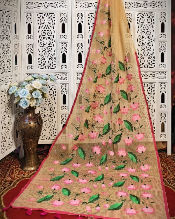 Resom Kota Lotas Ambodari Work Ghiya Saree