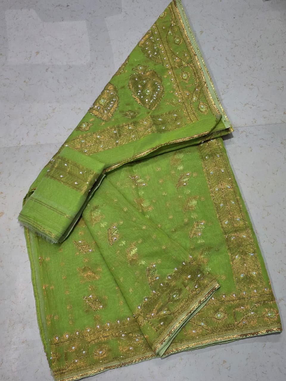 Bapta Jori Highlight Kardana Hand Work Jamdani Saree